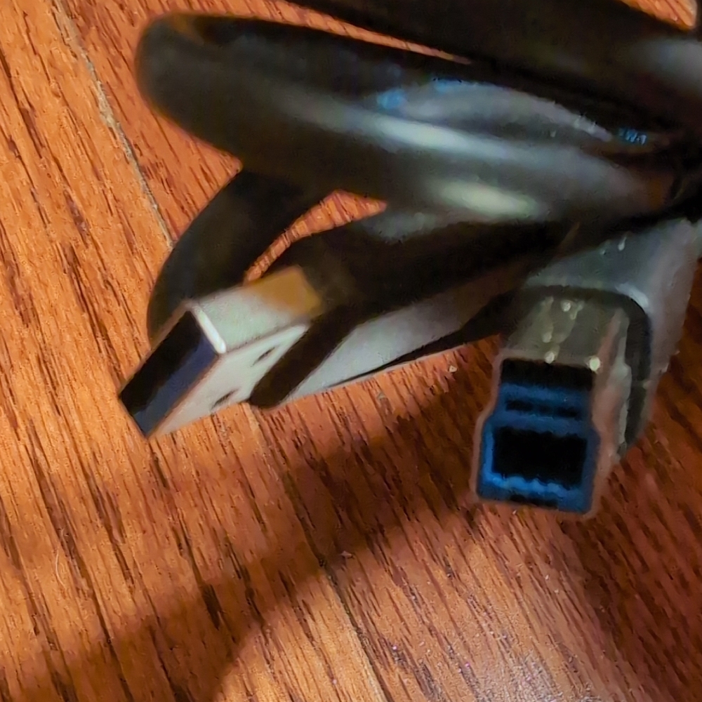 USB 3.0 Type-A to Type-B Cable Black